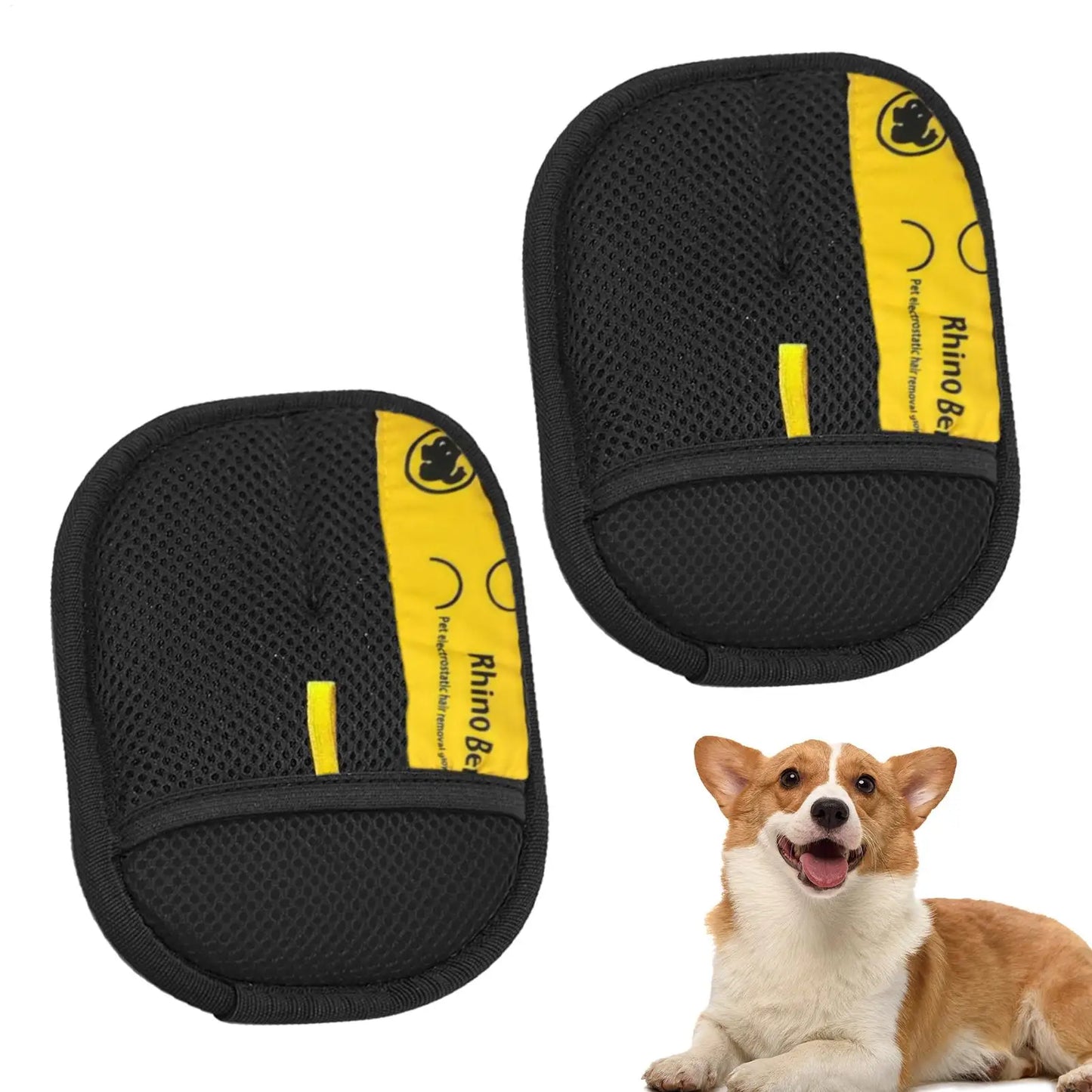 2pcs Cat & Dog Hair Removal Gloves – Upgrade Edition Static Grooming Gloves