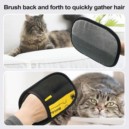 2pcs Cat & Dog Hair Removal Gloves – Upgrade Edition Static Grooming Gloves